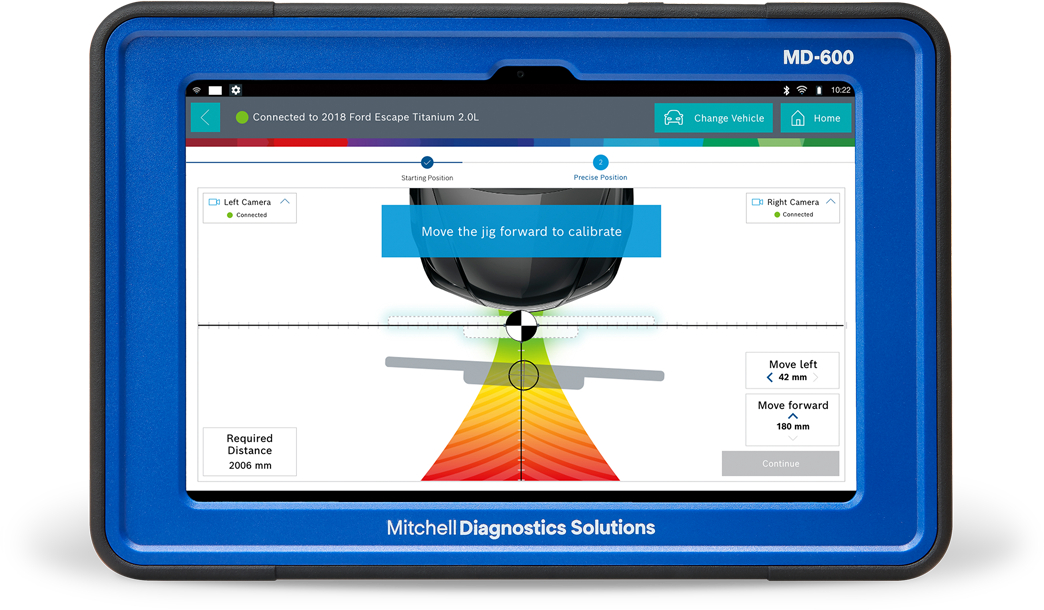 MD-600 Device with Calibration Screen