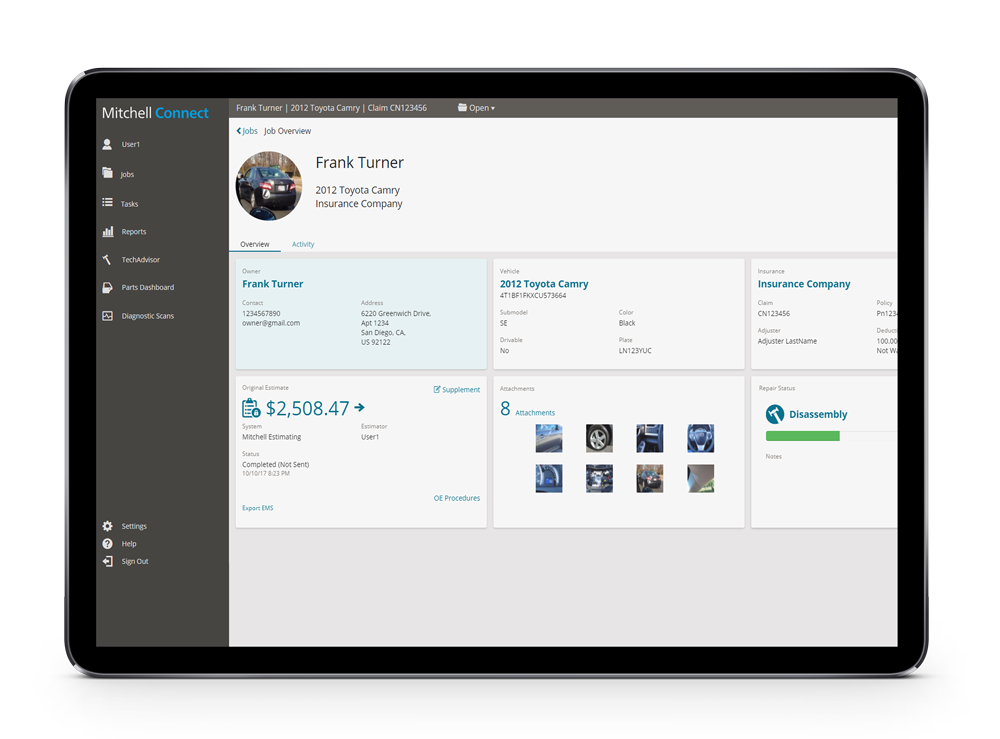 Mitchell Cloud Estimating Tool image