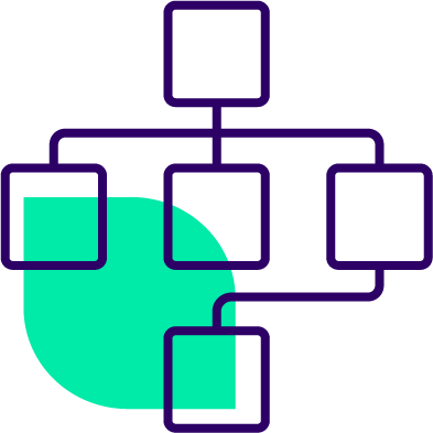 Graphic of a workflow